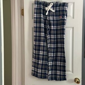 NFL brand Patriots women’s plaid pj bottoms